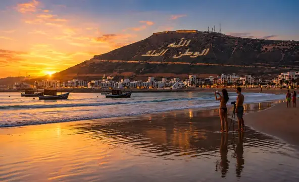 Agadir beach drive
